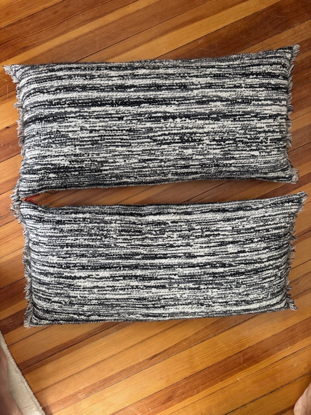 Missoni  Black and White Lumbar Throw Pillow Pair -